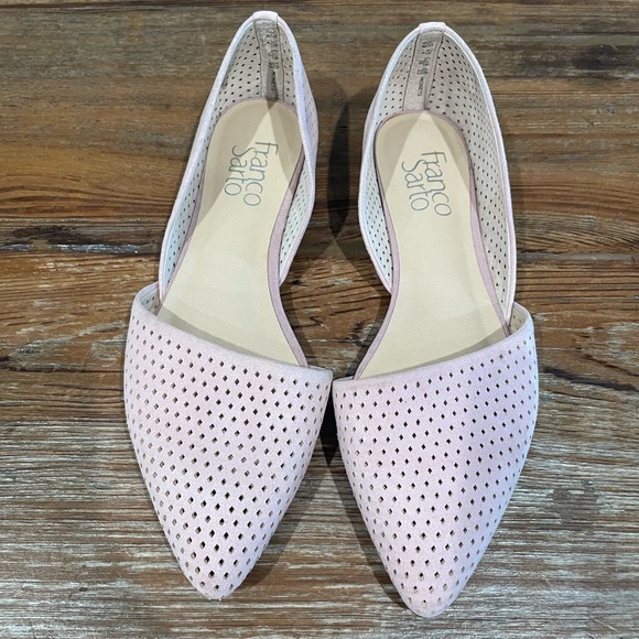 Franco Sarto Shoes - Franco Sarto Diagonal Pink‎ Flats Size 6